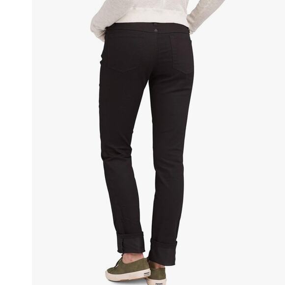 PrAna Kara 
Waxed Denim Jeans | Black Matte | Size 4 | Five Pocket - Picture 2 of 8